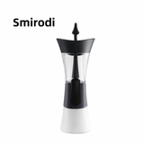 Smirodi Electric ear wash, large capacity water tank design, multiple adjustable water pressures, powerful cleaning, matching replacement soft earplugs, long-lasting battery life (black and white)