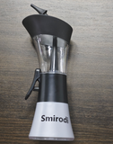 Smirodi Electric ear wash, large capacity water tank design, multiple adjustable water pressures, powerful cleaning, matching replacement soft earplugs, long-lasting battery life (black and white)